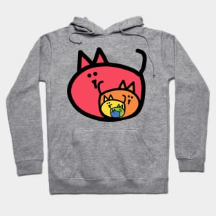 Rainbow Cats Nest Hoodie